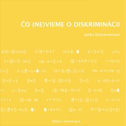 Obálka publikácie Čo (ne)vieme o diskriminácii